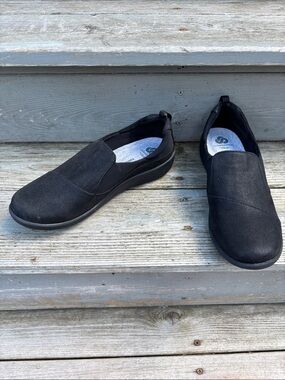 Black Clarks Cloud Steppers Sillian Paz Loafers Sz 10